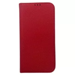   Tok Smart mágneses könyvtok Samsung S23 Plus S916 piros tok