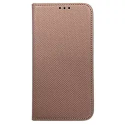   Tok Smart mágneses könyvtok Samsung S23 Plus S916 rózsaarany tok