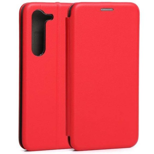 Beline Tok mágneses könyvtok Samsung S23 S911 piros tok
