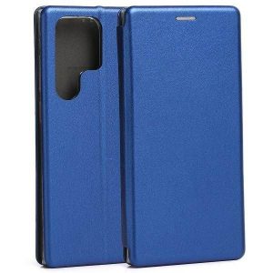Beline Tok mágneses könyvtok Samsung S23 Ultra S918 kék tok