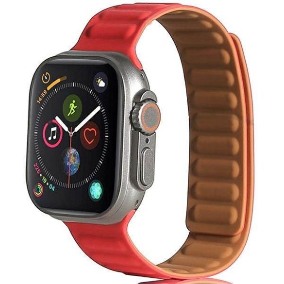 Beline Apple Watch mágneses óraszíj 38/40/41mm piros