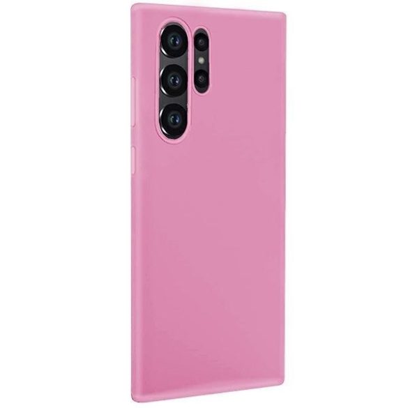 Beline Etui Candy Sam Samsung Galaxy S23 UltraS918 világos rózsaszínű tok