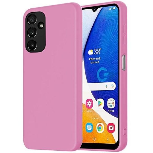 Beline Etui Candy Samsung A14 5G A146 világos rózsaszínű tok