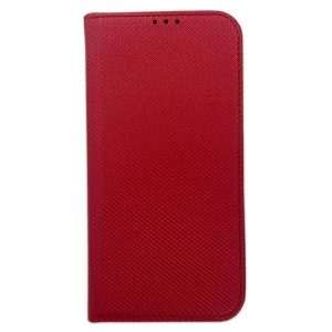 Etui Smart mágneses könyvtok Samsung A04s A047 piros