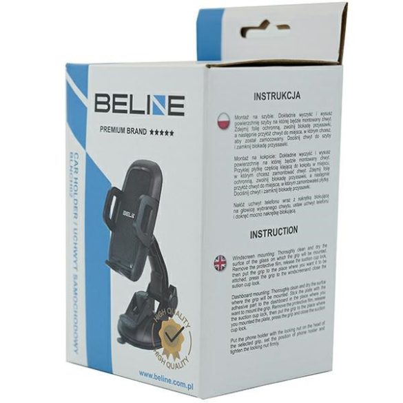 Beline autós tartó BLNCH02 2w1 (2in1 műszerfalra/szélvédőre)