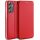 Beline Etui mágneses könyvtok Samsung A04s A047 vörös