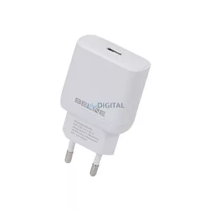 Beline töltő 1x USB-C 30 W, fehér (csak a fej) PD 3.0 BLNCW30 GaN
