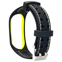 Beline óraszíj Sport Mi Band 7 fekete/lime