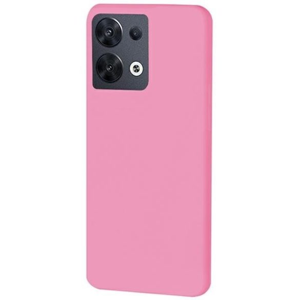 Beline Etui Candy Oppo Reno 8 világos rózsaszínű tok