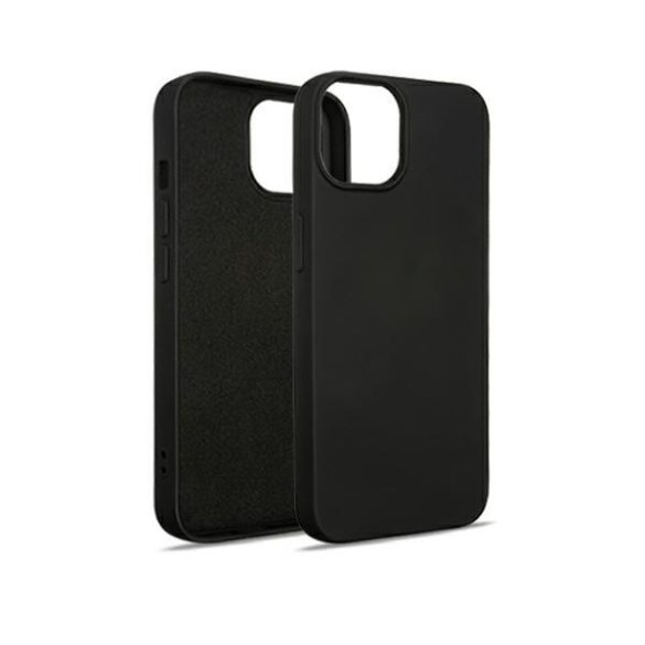 Beline Etui szilikon iPhone 15 6.1" fekete tok