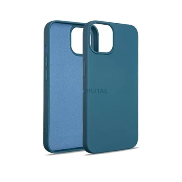 Beline Etui szilikon iPhone 15 6.1" kék tok