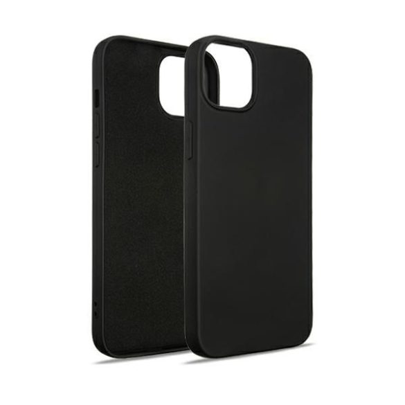 Beline Etui szilikon iPhone 15 Plus / 14 Plus 6.7" fekete tok