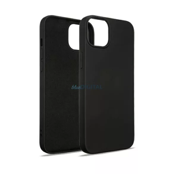 Beline szilikon iPhone 15 Plus 6.7" fekete tok