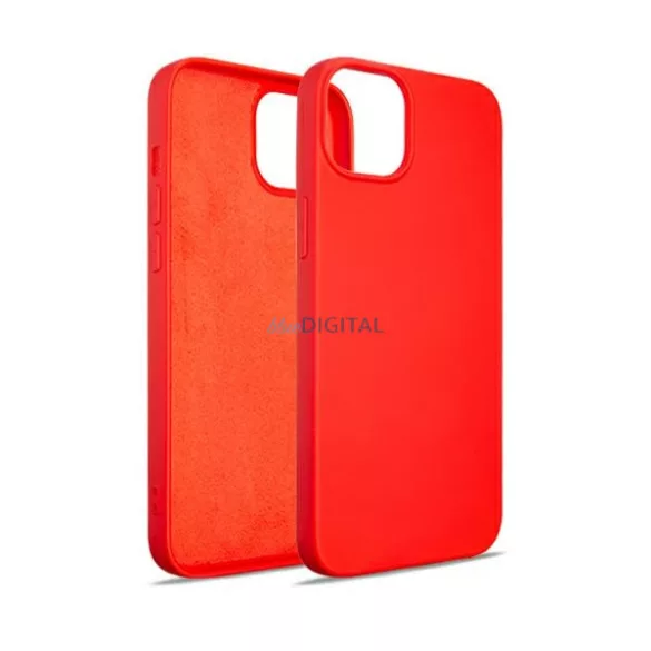 Beline szilikon iPhone 15 Plus 6.7" piros tok