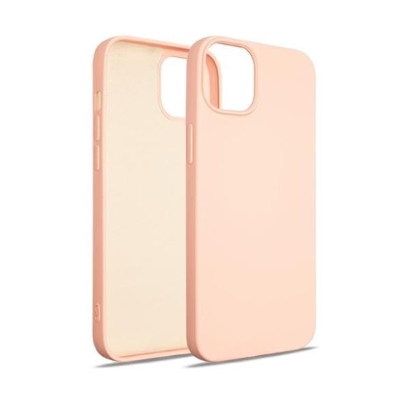 Beline Etui szilikon iPhone 15 Plus / 14 Plus 6.7" - rózsaarany tok