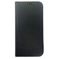 Etui Smart mágneses könyvtok iPhone 15 6.1" fekete