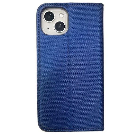 Etui Smart mágneses könyvtok iPhone 15 / 14 / 13 6.1" tengerészkék