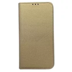   Etui Smart mágneses könyvtok iPhone 15 6.1" arany színben