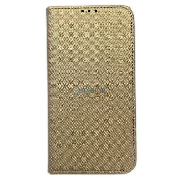 Etui Smart mágneses könyvtok iPhone 15 6.1" arany színben