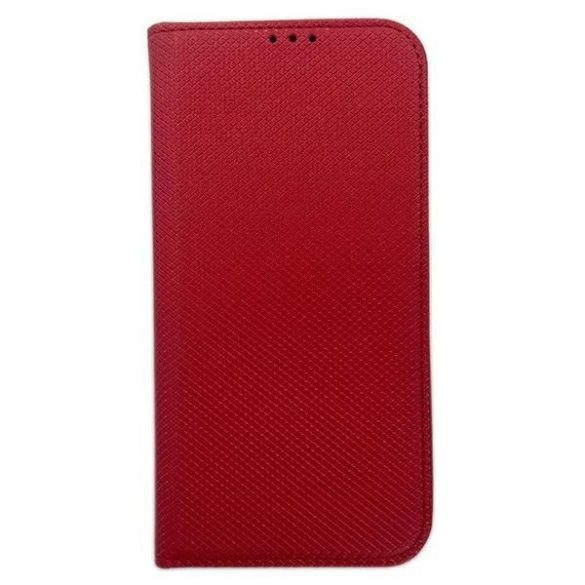 Etui Smart mágneses könyvtok iPhone 15 Plus / 14 Plus 6.7" piros