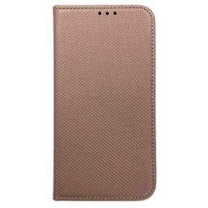 Etui Smart mágneses könyvtok iPhone 15 Plus / 14 Plus 6.7" rózsaarany