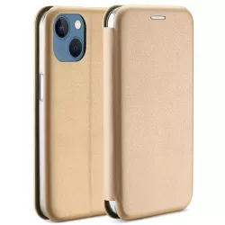   Beline Etui mágneses könyvtoktok iPhone 15 6.1" arany színben