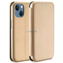   Beline Etui mágneses könyvtoktok iPhone 15 6.1" arany színben