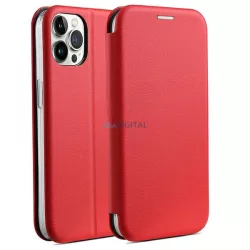   Beline Etui mágneses könyvtok könyv iPhone 15 Pro 6,1" piros