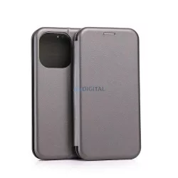   Beline Etui mágneses könyvtok iPhone 15 Pro Max 6,7" acél