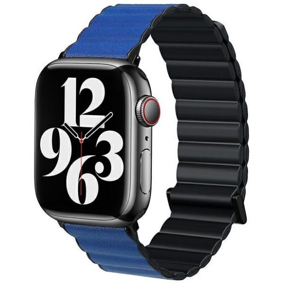Beline óraszíj Apple Watch Magnetic Pro 42/44/45/49mm fekete/kék doboz