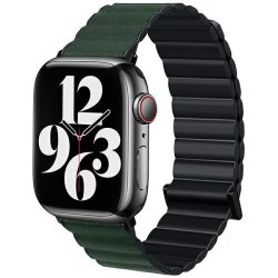  Beline óraszíj Apple Watch Magnetic Pro 42/44/45/49mm fekete/zöld box