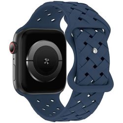   Beline óraszíj Apple Watch szilikon szőtt 42/44/45/49mm kék box