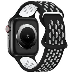   Beline óraszíj Apple Watch New Sport szilikon 38/40/41mm fekete/fehér doboz