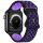 Beline óraszíj Apple Watch New Sport szilikon 38/40/41mm fekete/lila doboz