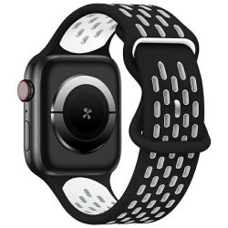   Beline óraszíj Apple Watch New Sport szilikon 42/44/45/49mm fekete/fehér doboz