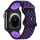 Beline óraszíj Apple Watch New Sport Szilikon 42/44/45/49mm fekete/lila doboz