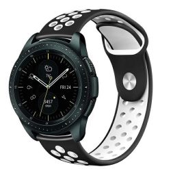   Beline óraszíj Watch 22mm Sport Szilikon szilikon fekete/fehér box