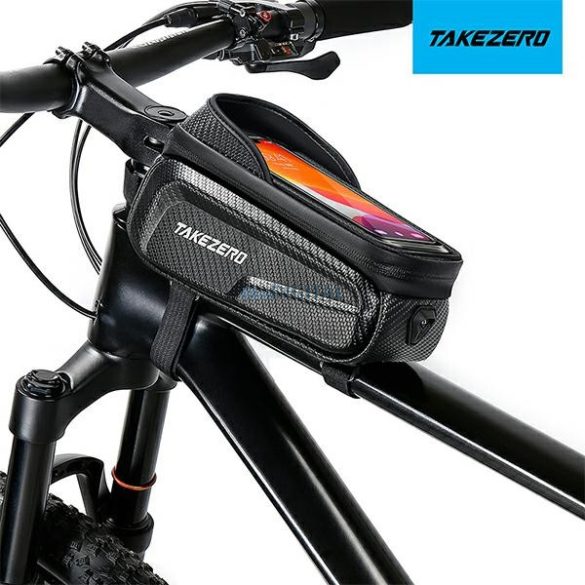 TAKEZERO TZ01 fekete, vázra tehető kerékpártáska