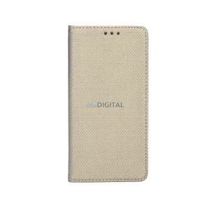 Etui Smart mágneses könyvtok Samsung M34 5G arany M346 M346