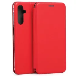   Beline Etui Book Magnetic Samsung M34 5G M346 piros mágneses könyvtok