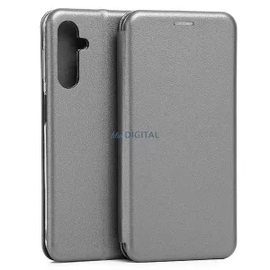 Beline Etui Book Magnetic Samsung M34 5G M346 acélszínű tok