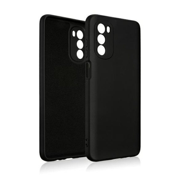 Beline Etui Szilikon Motorola Moto G82 5G fekete tok