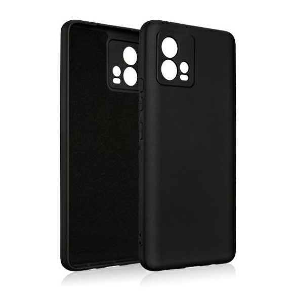 Beline Etui Szilikon Motorola MOTO G72 fekete tok