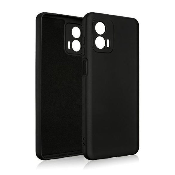 Beline Etui Szilikon Motorola MOTO G73 fekete tok