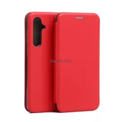   Beline Etui Book Magnetic Samsung S23 FE piros mágneses könyv tok