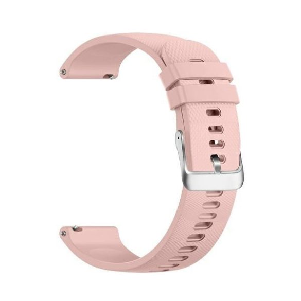 Beline pasek Watch 20mm Grid Texture Silicone pink box