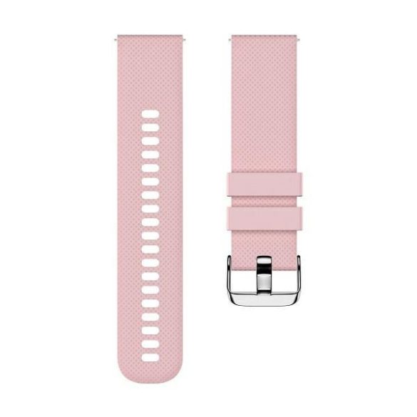 Beline pasek Watch 20mm Grid Texture Silicone pink box
