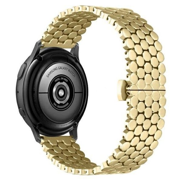 Beline óraszíj Watch 20mm fém méhsejtes arany