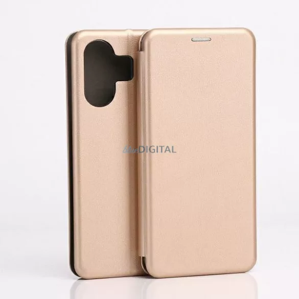 Beline Book Magnetic mágneses könyvtok Xiaomi 13C/Poco C65 arany színű