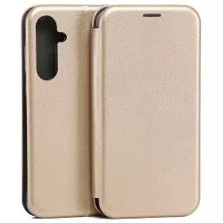   Beline Book Magnetic mágneses könyvtok Samsung Galaxy A35 arany színű